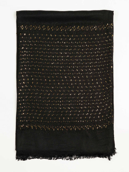 Sequined Woolen Shawl