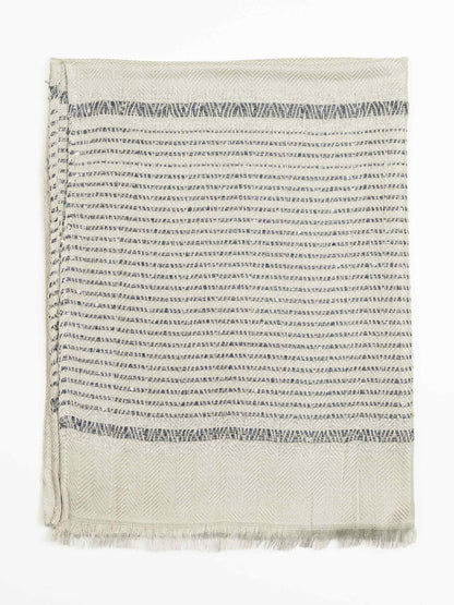 Two-Toned Sequined Woolen Shawl