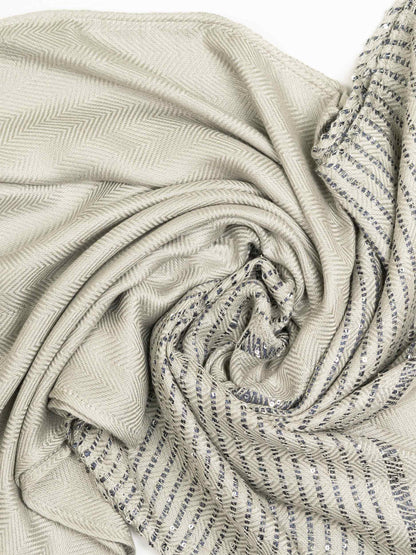 Two-Toned Sequined Woolen Shawl