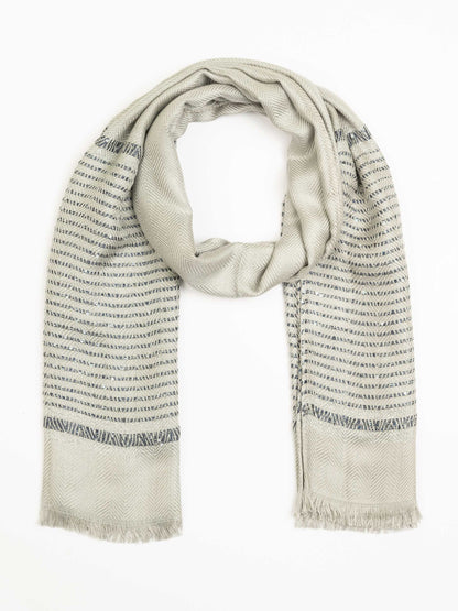Two-Toned Sequined Woolen Shawl