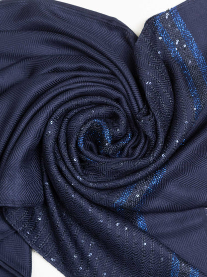Sequined Woolen Shawl