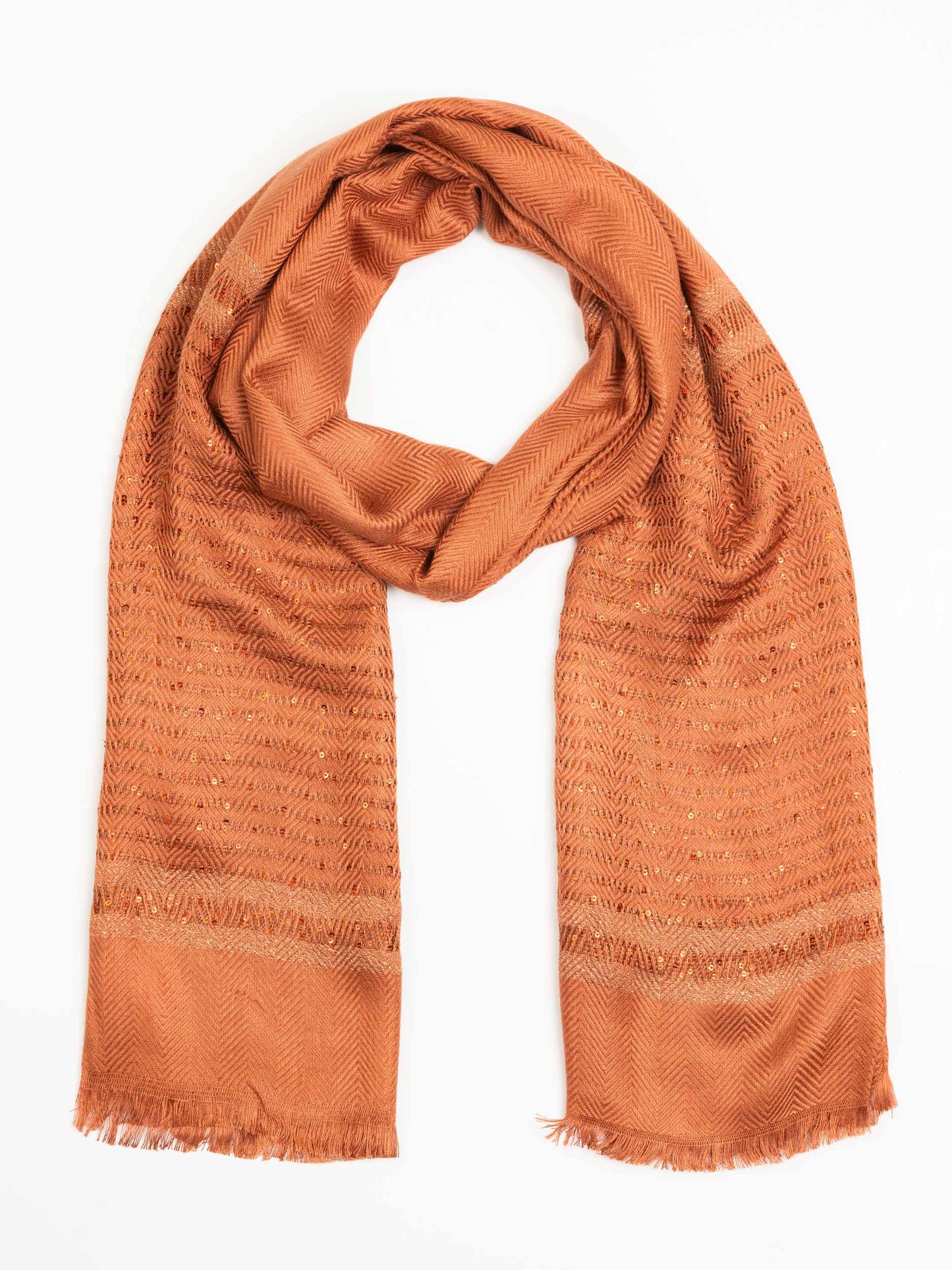 Sequined Woolen Shawl
