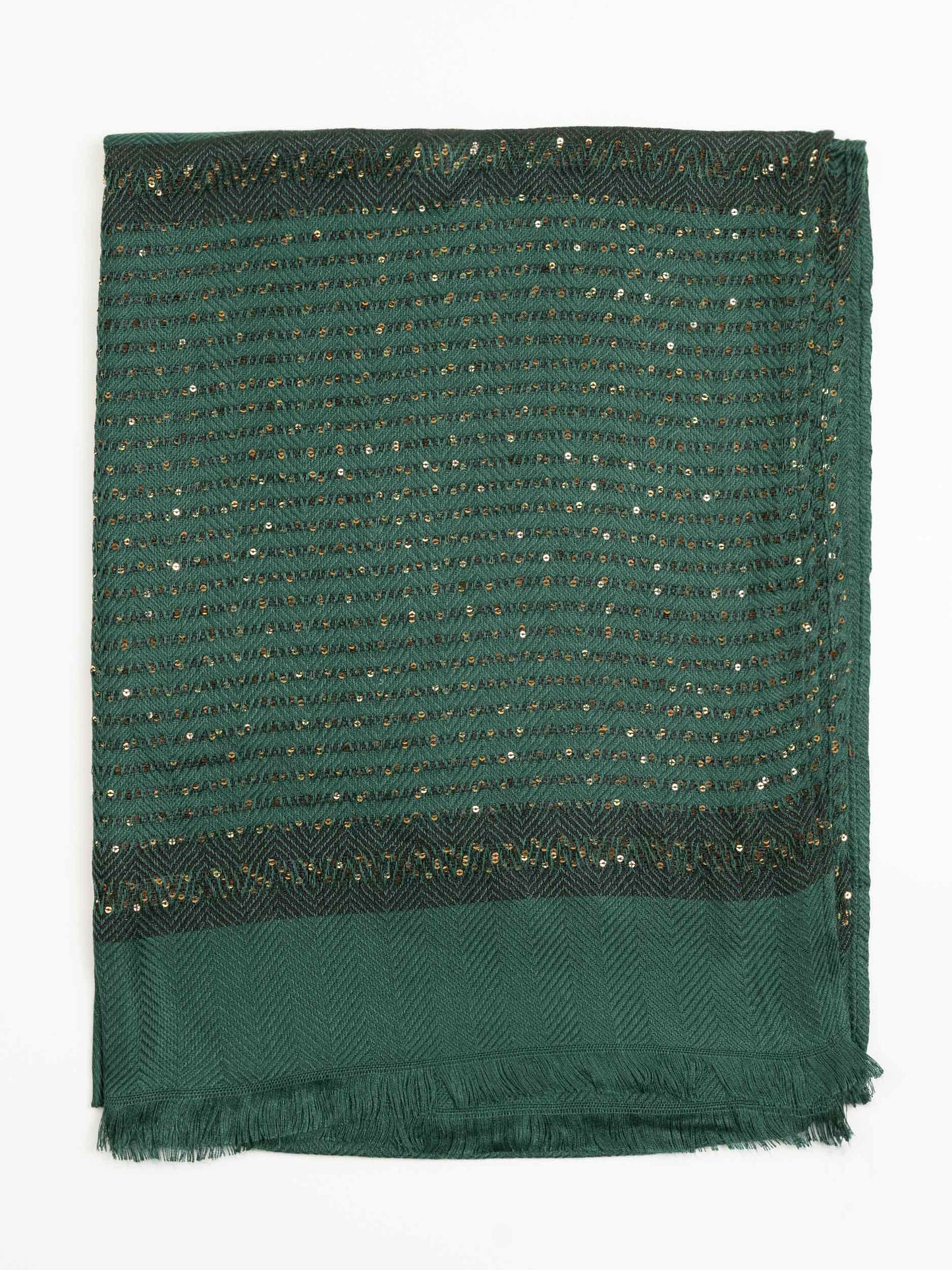 Sequined Woolen Shawl