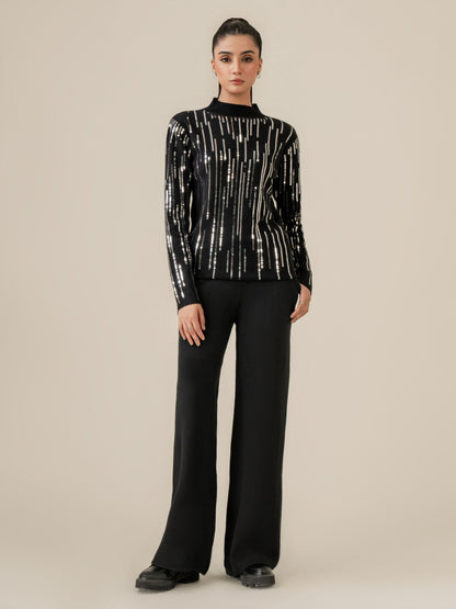 Embellished Woolen Sweater