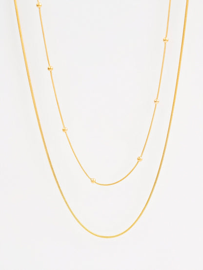 Beaded Layered Necklace