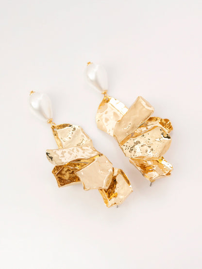 Sculpted Drop Earrings