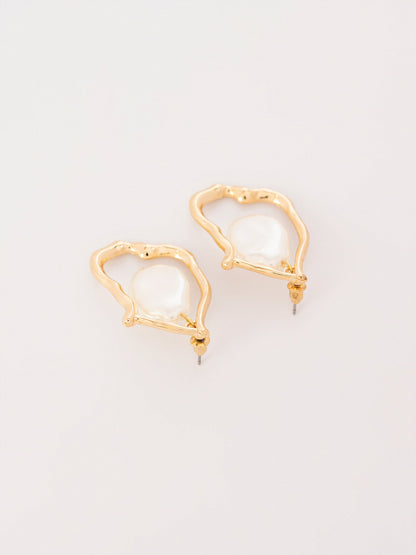 Pearl Edge Earrings