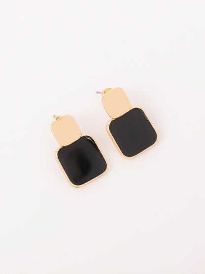 Double Square Earrings