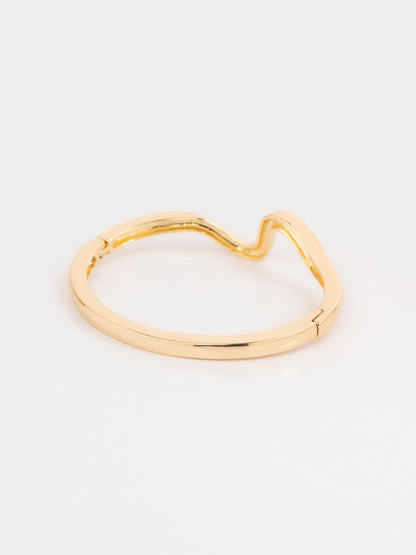 Wave Cuff Bangle Bracelet