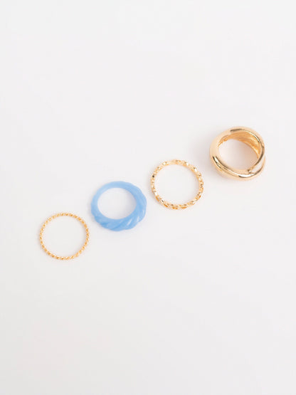 Funky Twisted Ring Set