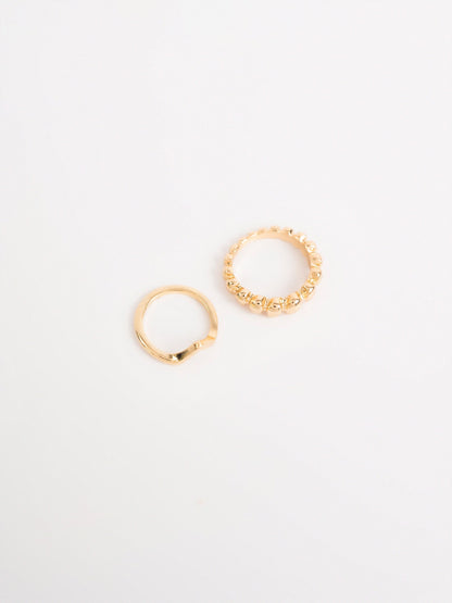 Funky Twisted Ring Set