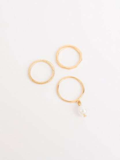 Flower Ring Set