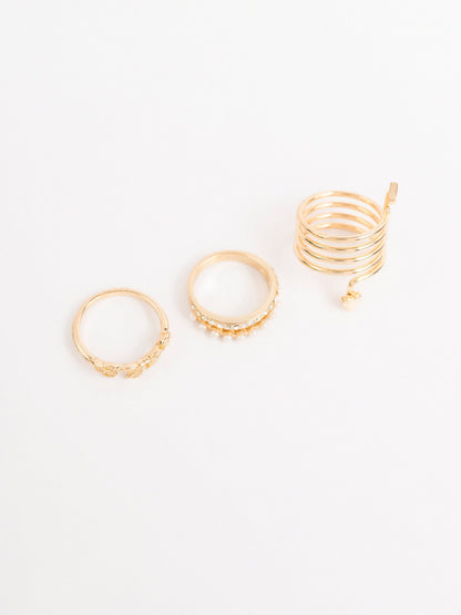Spiral Ring Set