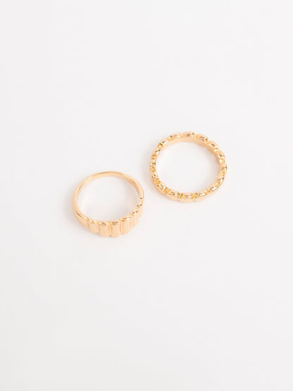 Spiral Ring Set