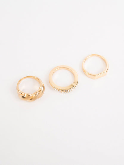 Twisted Ring Set