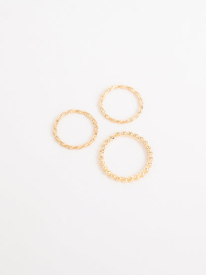 Twisted Ring Set