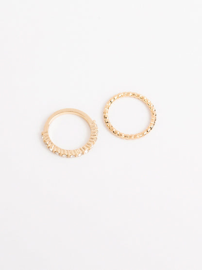 Laser Cut Band Ring Set