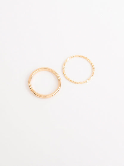 Laser Cut Band Ring Set