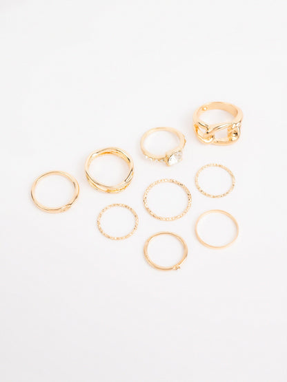 Knotted Ring Set