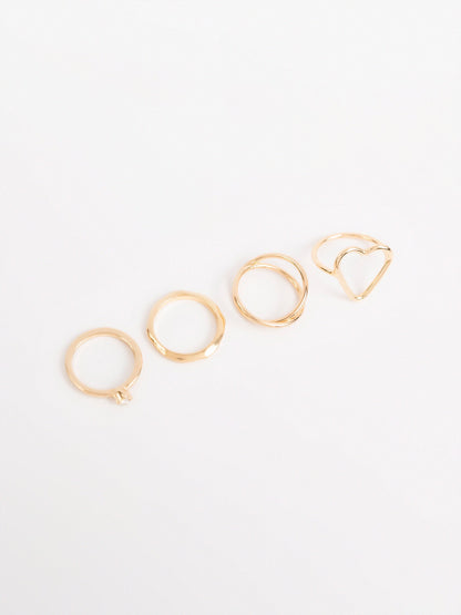 Heart Ring Set