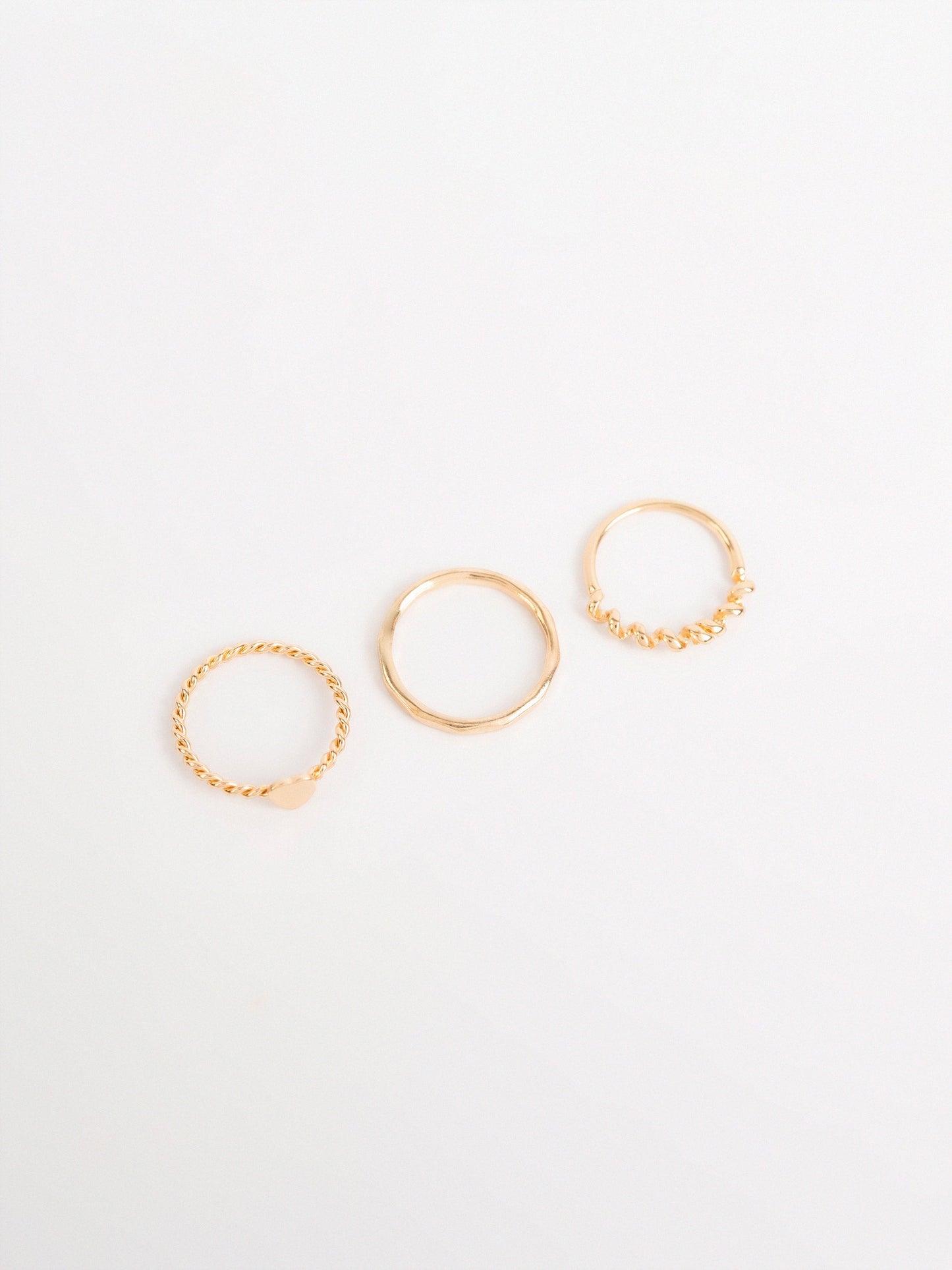 Heart Ring Set