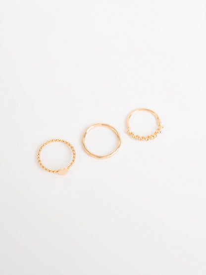 Heart Ring Set
