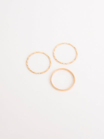Stone Ring Set