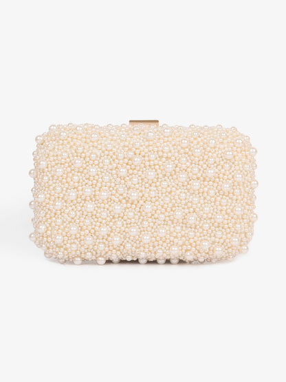 Pearl Beaded Clutch