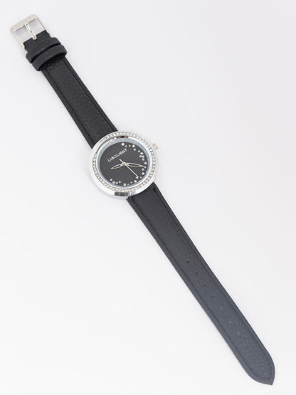 Crystal-Studded Watch