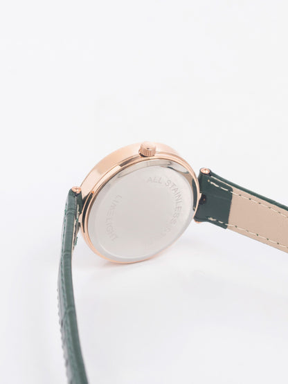 Rhinestone Embellished Watch