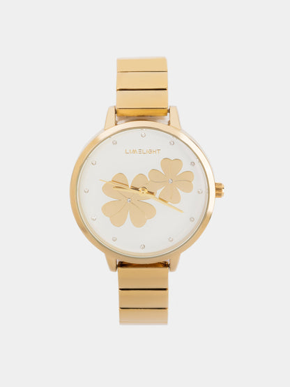 Floral Motif Watch