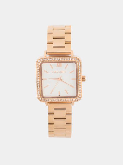 Rhinestone Embellished Watch