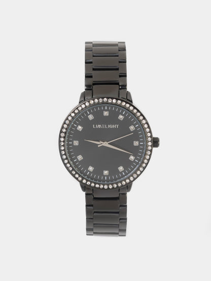 Crystal-Studded Watch