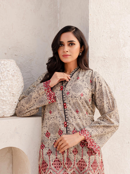 2 Piece Lawn Suit-Embroidered (Unstitched)