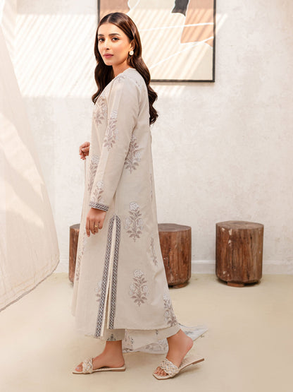 3 Piece Lawn Suit-Embroidered (Unstitched)