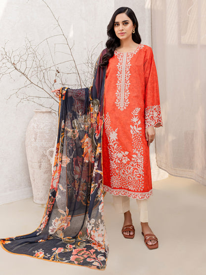 2 Piece Lawn Suit-Embroidered (Unstitched)