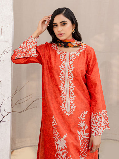 2 Piece Lawn Suit-Embroidered (Unstitched)