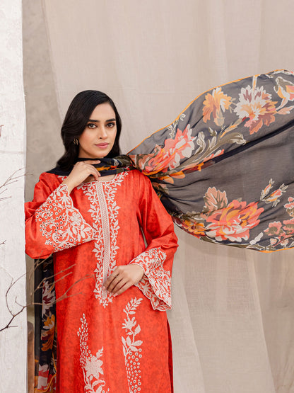 2 Piece Lawn Suit-Embroidered (Unstitched)
