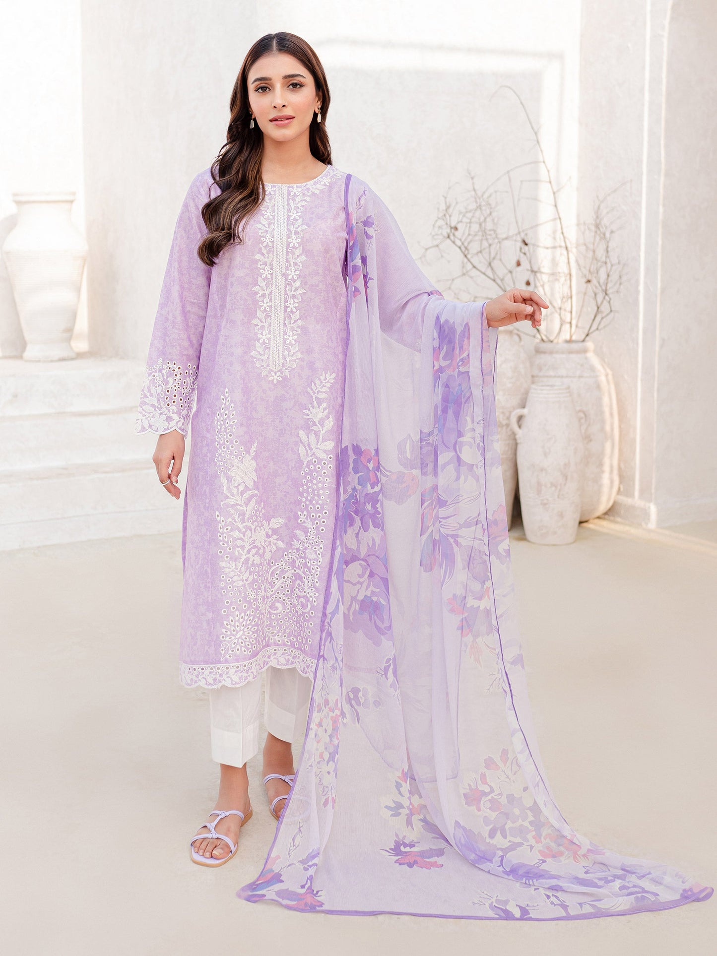 2 Piece Lawn Suit-Embroidered (Unstitched)