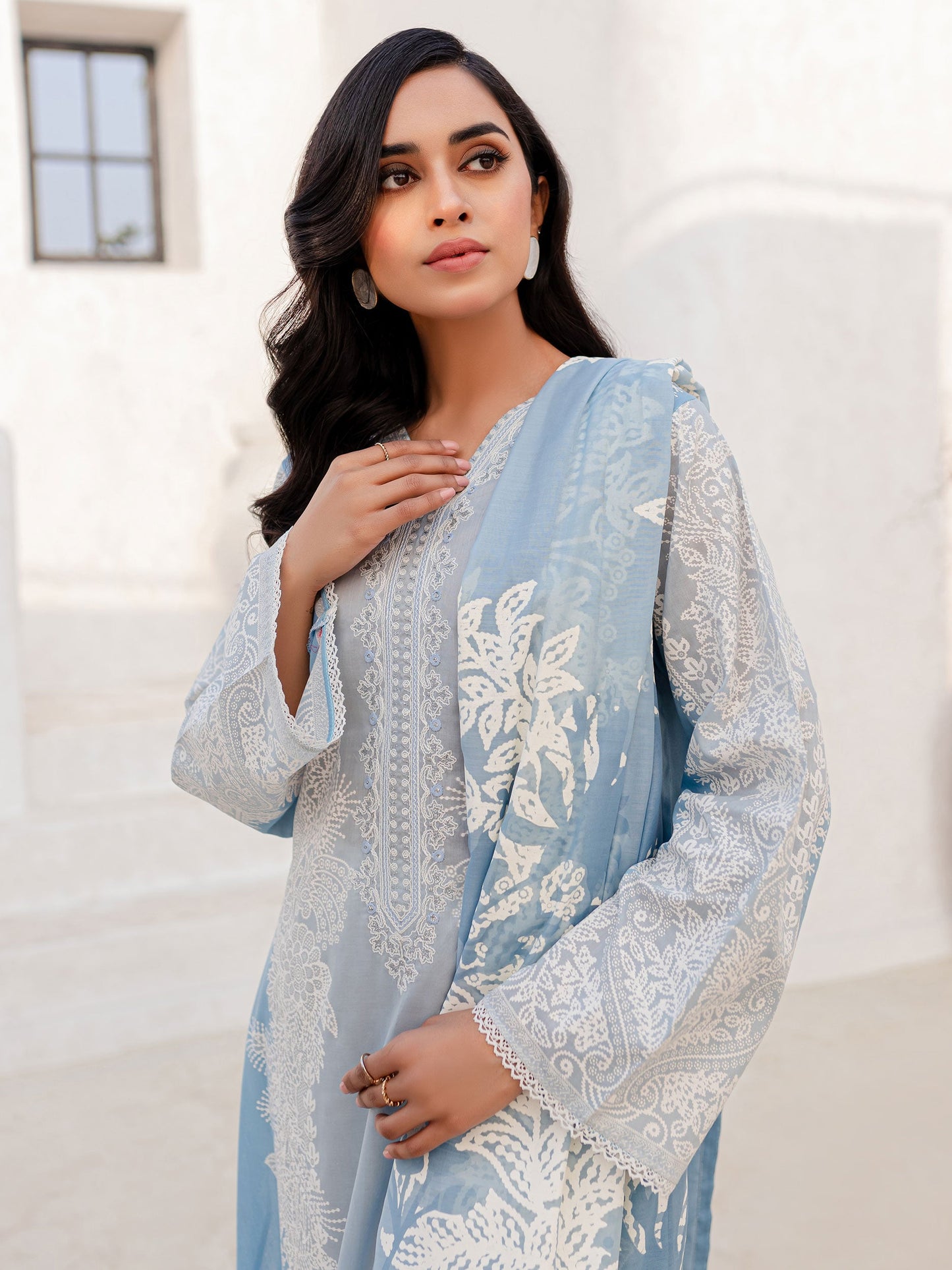 2 Piece Lawn Suit-Embroidered (Unstitched)