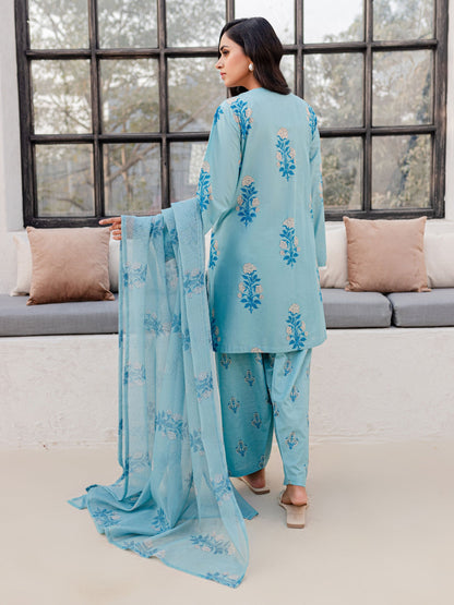 3 Piece Lawn Suit-Embroidered (Unstitched)