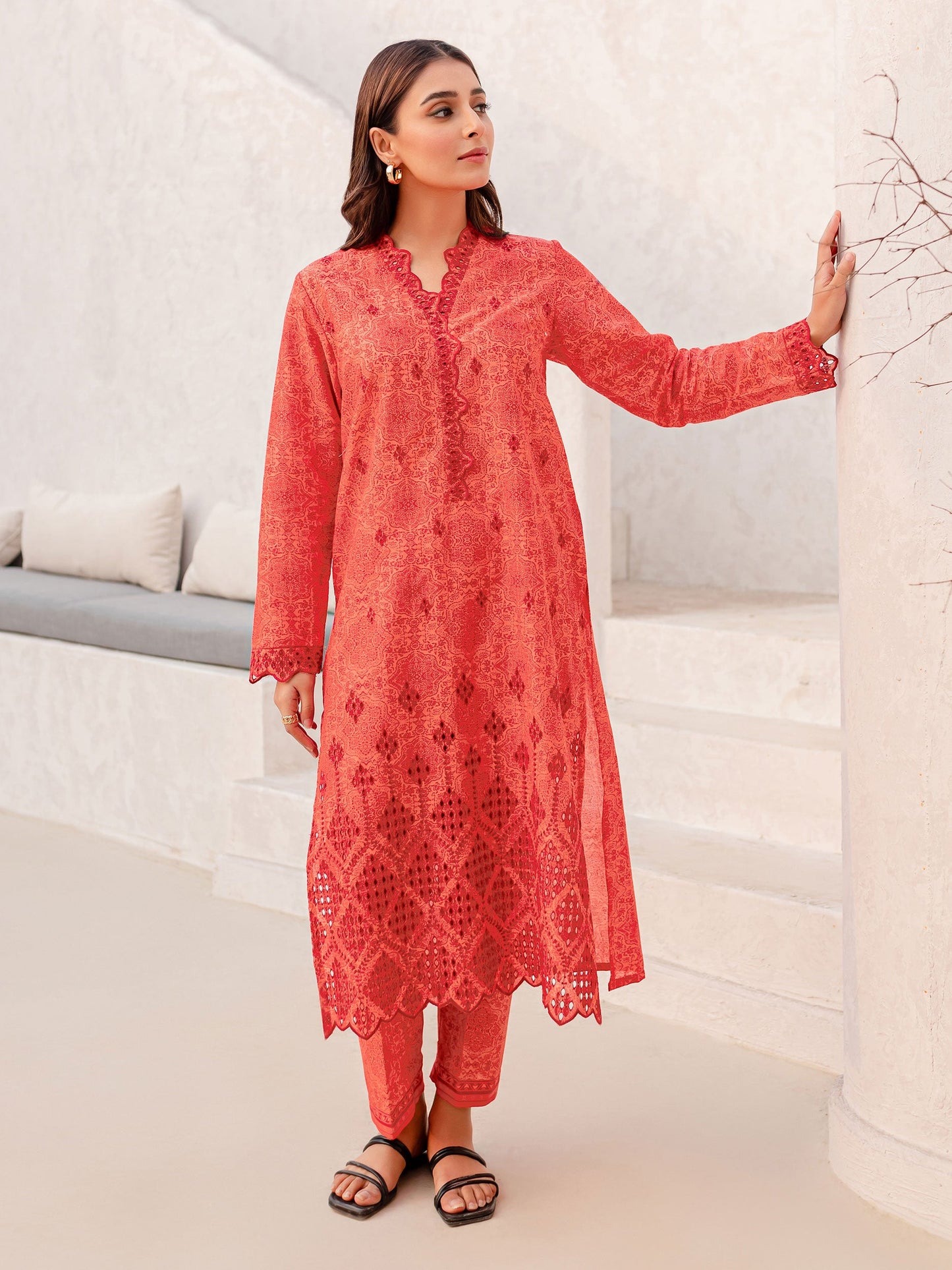 2 Piece Lawn Suit-Embroidered (Unstitched)