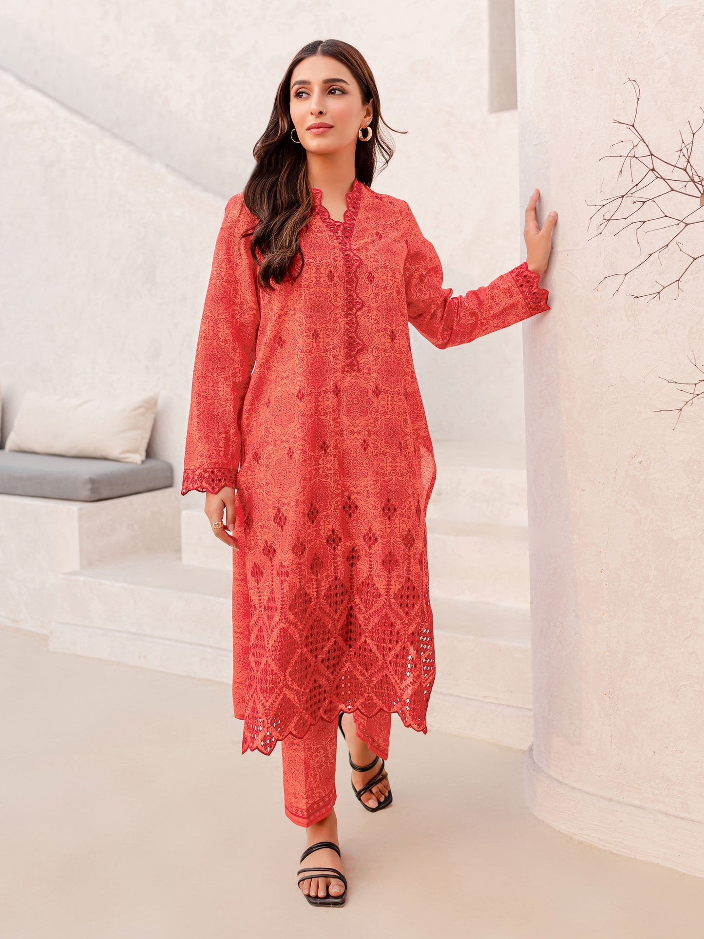 2 Piece Lawn Suit-Embroidered (Unstitched)