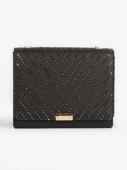 Sequin Embroidered Handbag