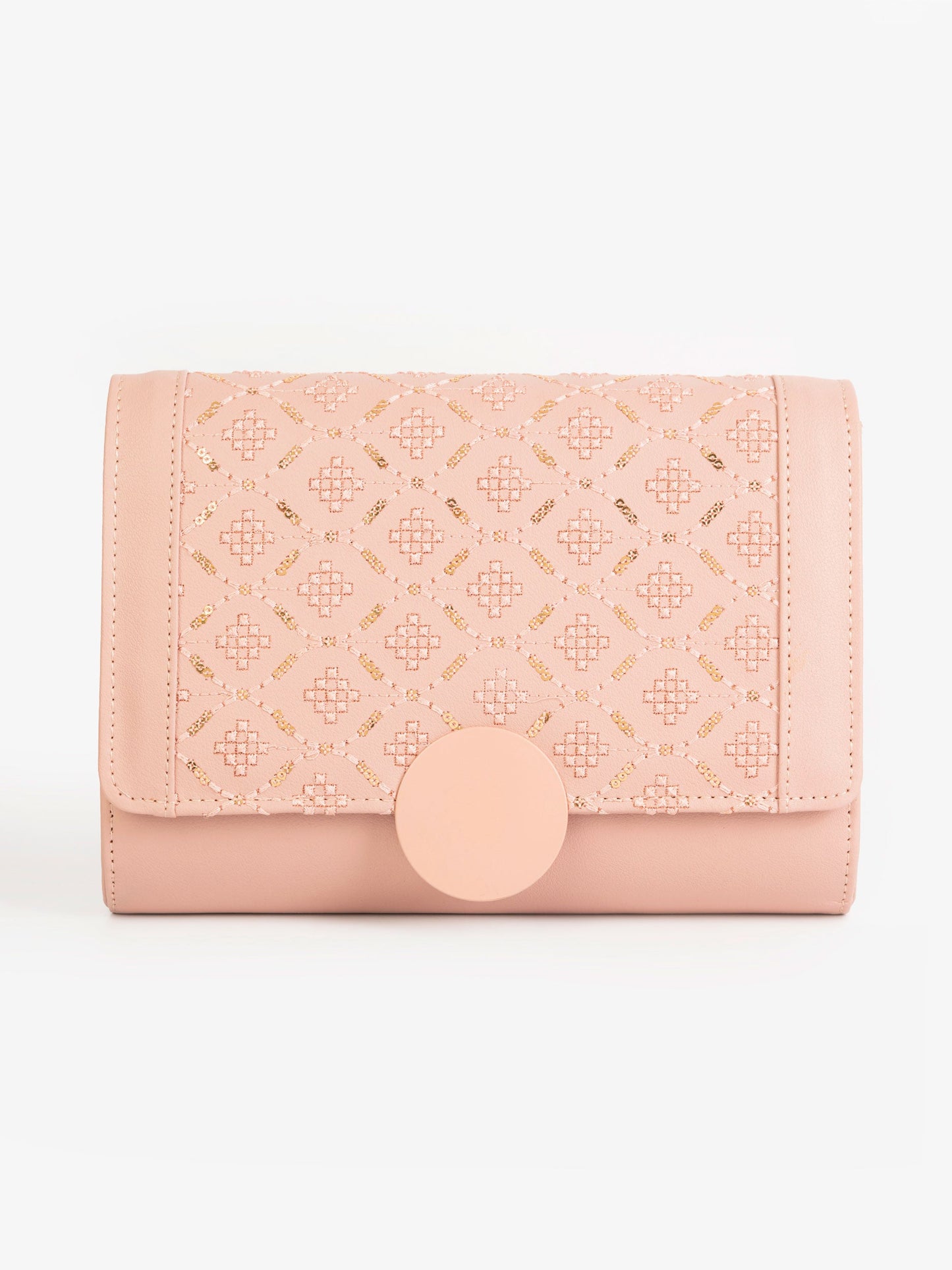 Sequin Embroidered Clutch