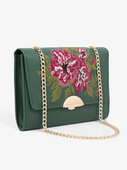 Embroidered Clutch
