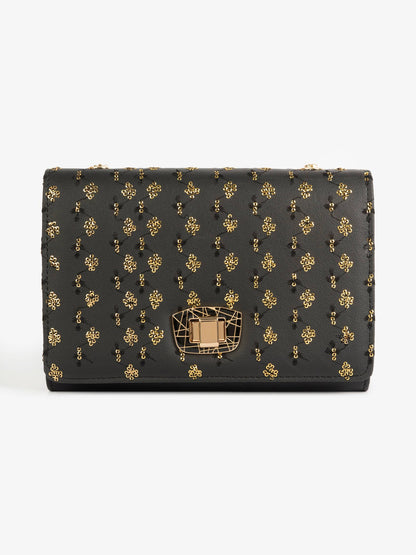 Sequin Embroidered Clutch