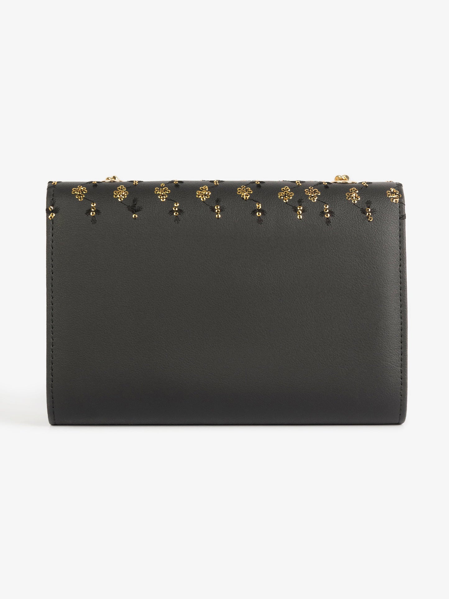 Sequin Embroidered Clutch