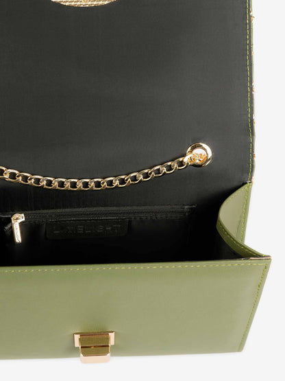 Sequin Embroidered Clutch
