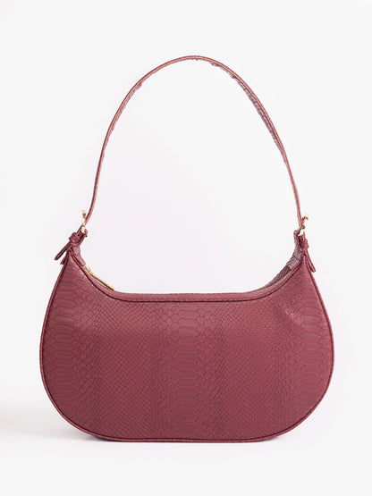 Patterned Hobo Handbag